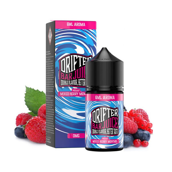 Př&iacute;chuť Drifter Bar Juice Mixed Berry Menthol - Bobulovit&yacute; mix, mentol (6 ml)
