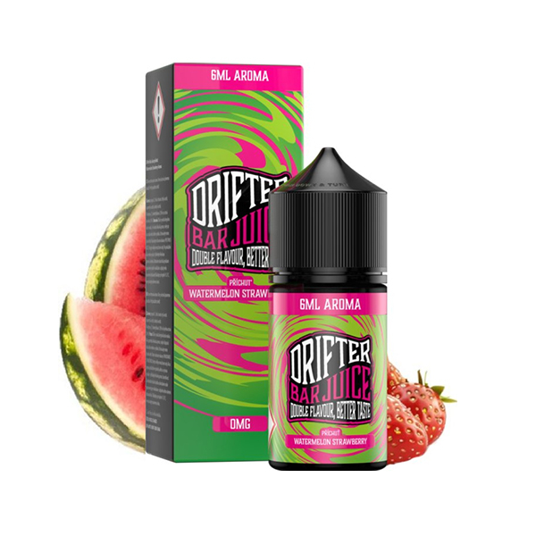 Př&iacute;chuť Drifter Bar Juice Red Watermelon Strawberry - Vodn&iacute; meloun, jahoda (6 ml)