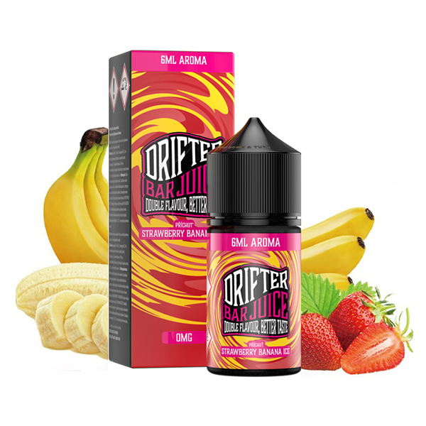 Př&iacute;chuť Drifter Bar Juice Strawberry Banana Ice - Ledov&eacute; jahody, ban&aacute;n (6 ml)
