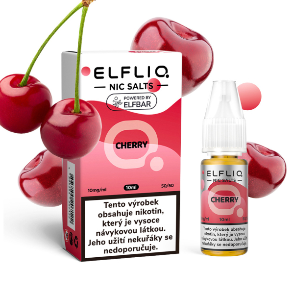 E-liquid ELF BAR ELFLIQ Nic SALT Cherry - Tře&scaron;eň (10 ml)