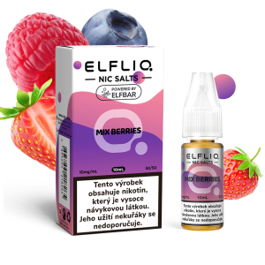 E-liquid ELF BAR ELFLIQ Nic SALT Mix Berries - Lesn&iacute; směs (10 ml)