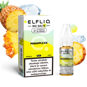 E-liquid ELF BAR ELFLIQ Nic SALT Pineapple Ice - Ledov&yacute; ananas (10 ml)