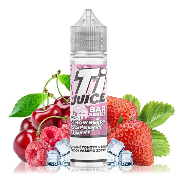 Př&iacute;chuť TI Juice Bar Series Strawberry Raspberry Cherry - Jahoda, malina, tře&scaron;eň