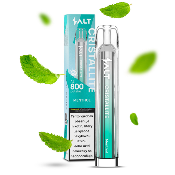 Salt Switch Cristallite Menthol jednor&aacute;zov&aacute; elektronick&aacute; cigareta - Mentol