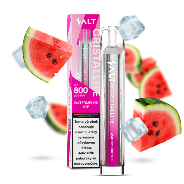Salt Switch Cristallite Watermelon Ice jednor&aacute;zov&aacute; elektronick&aacute; cigareta - Ledov&yacute; meloun