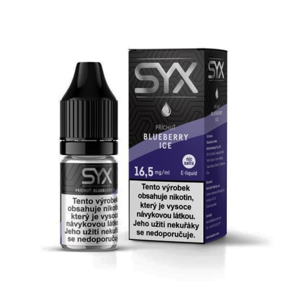 E-liquid SYX NS Blueberry Ice - Ledov&aacute; borůvka