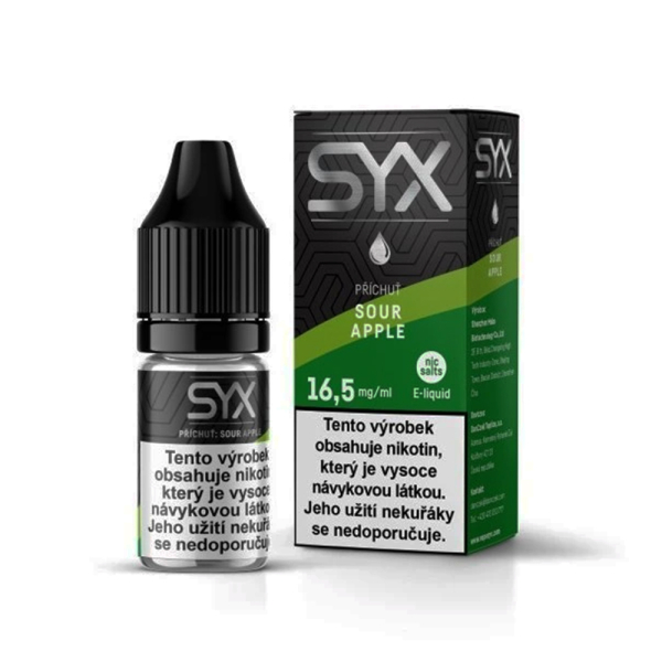 E-liquid SYX NS Sour Apple - Kysel&eacute; jablko