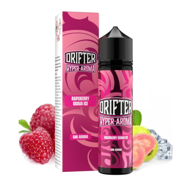 Př&iacute;chuť Drifter Hyper Raspberry Guava Ice - Ledov&aacute; malina, guava (5 ml)