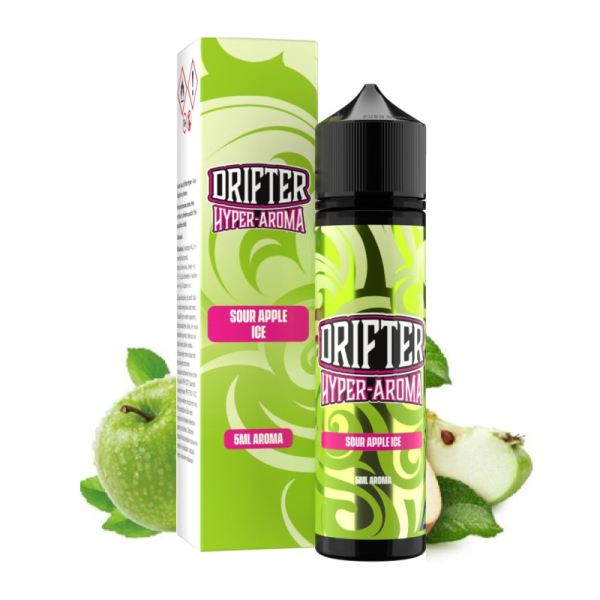 Př&iacute;chuť Drifter Hyper Sour Apple Ice - Kysel&eacute; jablko (5 ml)