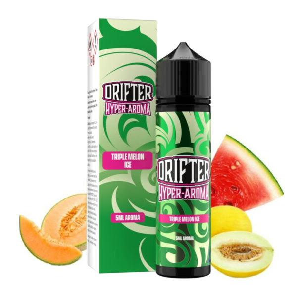 Př&iacute;chuť Drifter Hyper Triple Melon Ice - Ledov&yacute; melounov&yacute; mix (5 ml)