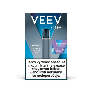 Veev One Pod Starter Kit Velvet Black - Borůvka