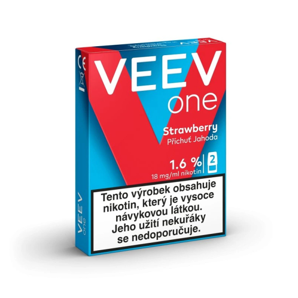 Veev One n&aacute;plň Strawberry - Jahoda (18 mg)
