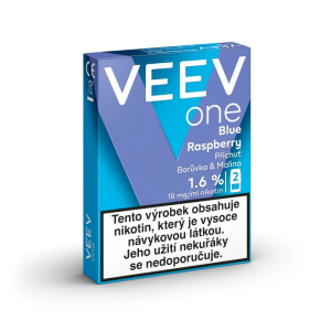 Veev One n&aacute;plň Blue Raspberry - Borůvka, malina (18 mg)