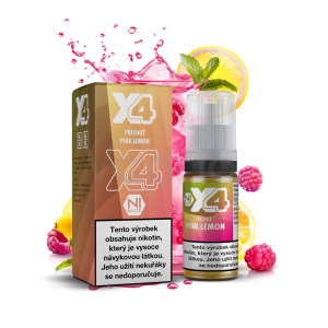 E-liquid X4 Bar Salt Pink Lemon - Malina, citron