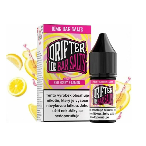 E-liquid Juice Sauz Drifter Bar Salts Red Berry and Lemon - Mix červen&yacute;ch bobul&iacute;, citron (10 ml)