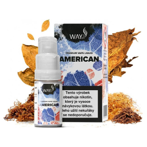 E-liquid Way To Vape American - Americk&yacute; tab&aacute;k (10 ml)