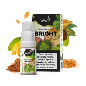 E-liquid Way To Vape Bright - Čistá tabáková příchuť (10 ml)