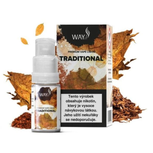 E-liquid Way To Vape Traditional - Tradiční tabák (10 ml)