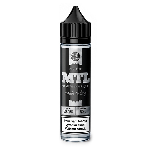 Beznikotinov&aacute; b&aacute;ze JustVape MTL 50VG/50PG (50 ml)