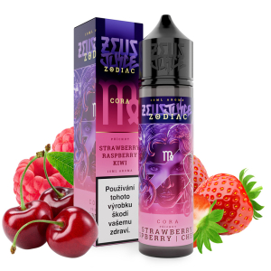 Př&iacute;chuť Zeus Juice Zodiac Cora Strawberry Raspberry Cherry - Jahoda, malina, tře&scaron;eň