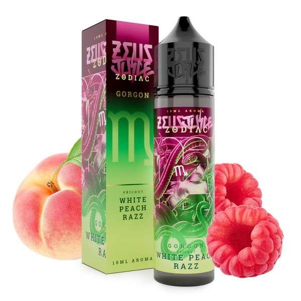 Př&iacute;chuť Zeus Juice Zodiac Gorgon White Peach Razz - Broskev, malina