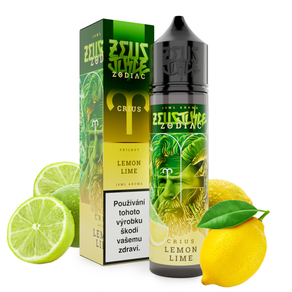 Př&iacute;chuť Zeus Juice Zodiac Crius Lemon Lime - Citron, limetka