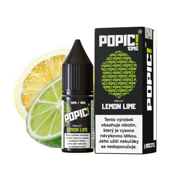 E-liquid Popic! Salt Lemon Lime - Citron, limetka