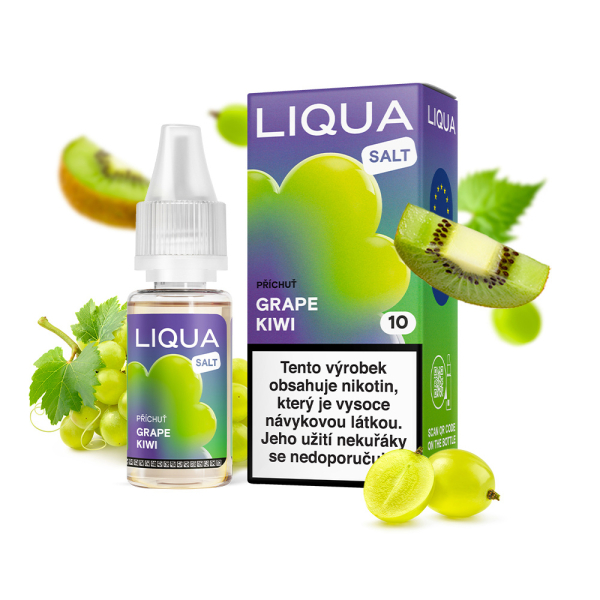 E-liquid LIQUA Salt Grape Kiwi - Hroznov&eacute; v&iacute;no, kiwi (10 ml)