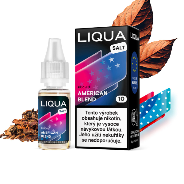 E-liquid LIQUA Salt American Blend - Americk&yacute; tab&aacute;k