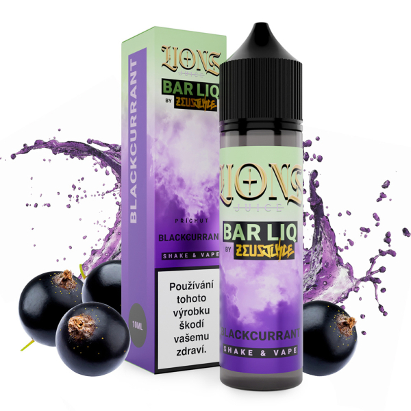 Př&iacute;chuť Zeus Juice Barliq Blackcurrant - Čern&yacute; ryb&iacute;z