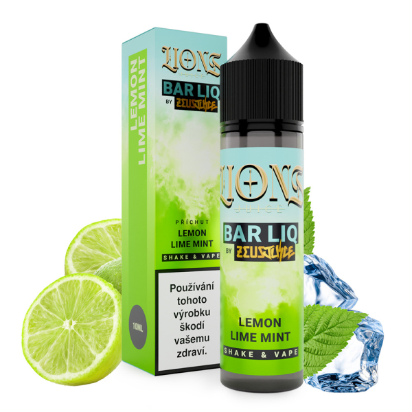 Př&iacute;chuť Zeus Juice Barliq Lemon Lime Mint - Citron, limetka, m&aacute;ta