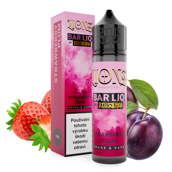 Př&iacute;chuť Zeus Juice Barliq Strawberry Plum - Jahoda, &scaron;vestka