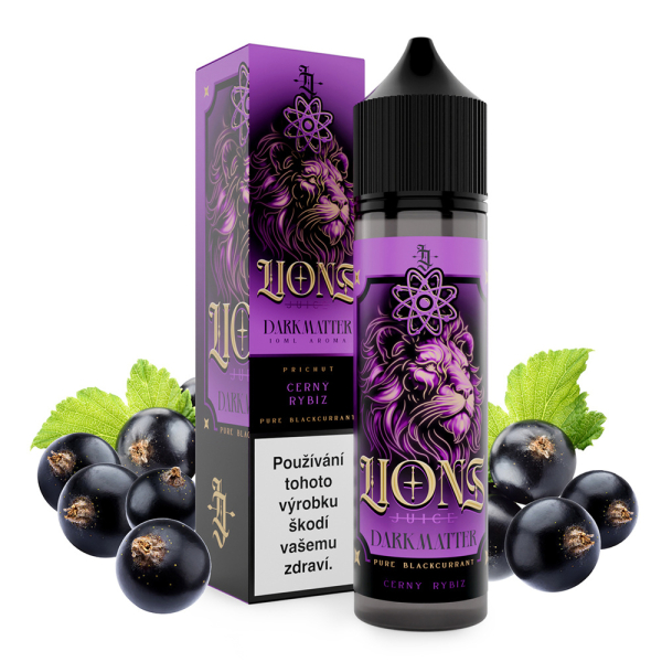 Př&iacute;chuť Zeus Juice Lions Dark Matter - Čern&yacute; ryb&iacute;z