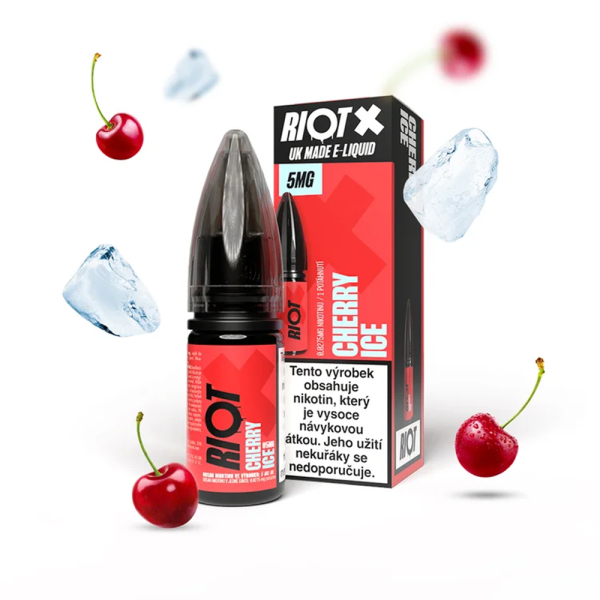 E-liquid Riot X Salt Cherry Ice - Ledov&aacute; tře&scaron;eň