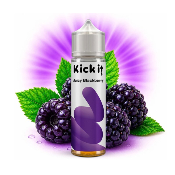 Př&iacute;chuť Kick it Juicy Blackberry - Ostružina