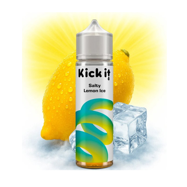 Př&iacute;chuť Kick it Lemon Salty Ice - Ledov&yacute; citron