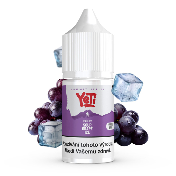 Př&iacute;chuť Yeti Summit Series Sour Grape Ice - Ledov&eacute; hroznov&eacute; v&iacute;no