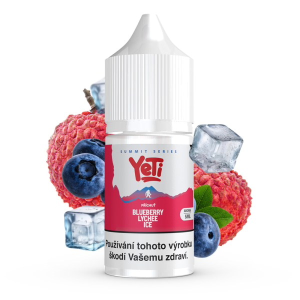 Př&iacute;chuť Yeti Summit Series Blueberry Lychee Ice - Ledov&aacute; borůvka, liči