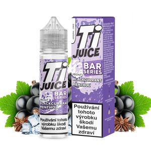 Př&iacute;chuť TI Juice Bar Series Blackcurrant Menthol - Čern&yacute; ryb&iacute;z, mentol
