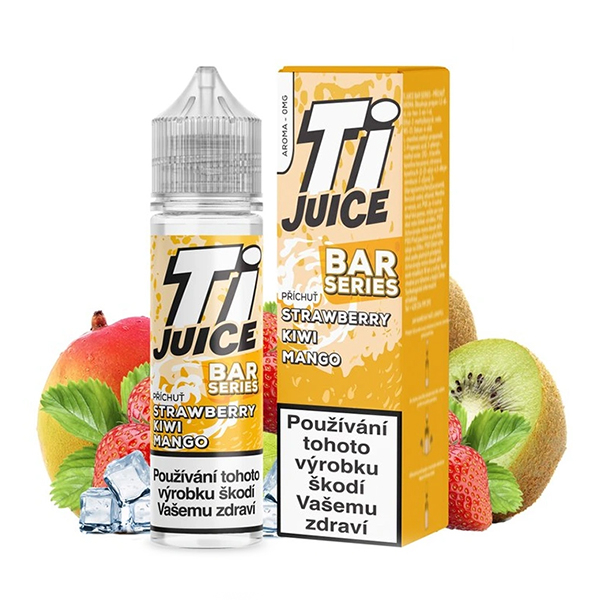 Př&iacute;chuť TI Juice Bar Series Strawberry Kiwi Mango - Jahoda, kiwi, mango