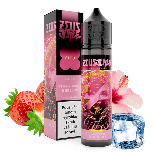 Př&iacute;chuť Zeus Juice Sito - Ledov&aacute; jahoda, ibi&scaron;ek