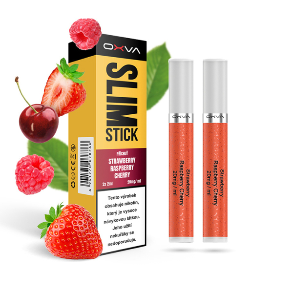 OXVA SlimStick Pods cartridge 2Pack Strawberry Raspberry Cherry - Jahoda, malina, tře&scaron;eň (20 mg)