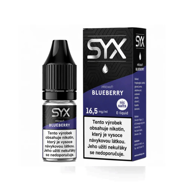E-liquid SYX NS Blueberry - Borůvka