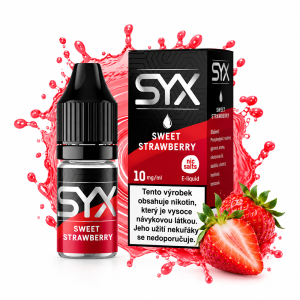 E-liquid SYX NS Sweet Strawberry - Sladk&aacute; jahoda