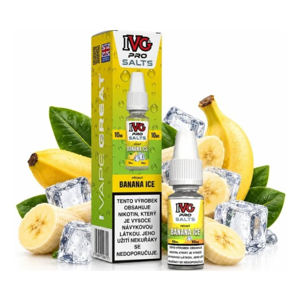 E-liquid IVG Pro Salts Banana Ice - Ledov&yacute; ban&aacute;n