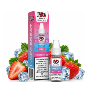 E-liquid IVG Pro Salts Strawberry Ice - Ledov&aacute; jahoda