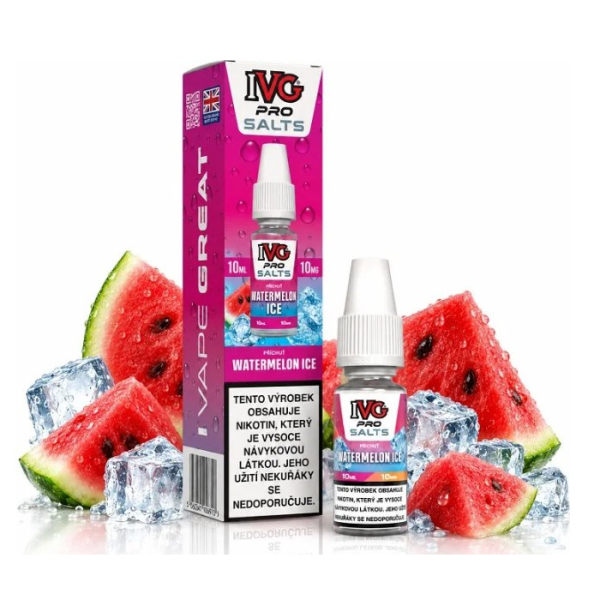 E-liquid IVG Pro Salts Watermelon Ice - Ledov&yacute; meloun