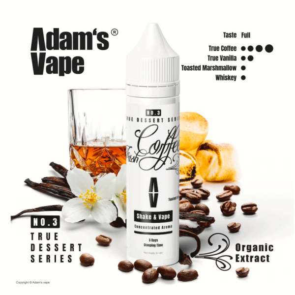 Př&iacute;chuť Adam's Vape Irish Coffee - Irsk&aacute; k&aacute;va EXP 9/26