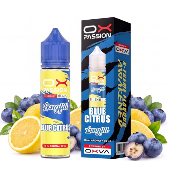 Př&iacute;chuť OXVA Ox Passion Blue Citrus - Borůvka, citron