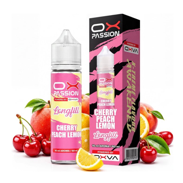 Př&iacute;chuť OXVA Ox Passion Cherry Peach Lemon - Tře&scaron;eň, broskev, citron